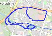 Trasa z dnia 2021-04-11 07:59 - mapa trasy gps - bieganie