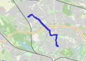 Trasa z dnia 2021-04-14 12:15 - mapa trasy gps - samochód
