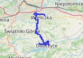 Trasa z dnia 2021-04-14 16:32 - mapa trasy gps - samochód