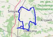 Trasa z dnia 2013-08-14 20:40 - mapa trasy gps - rower górski