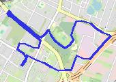 Trasa z dnia 2021-04-15 15:20 - mapa trasy gps - bieganie
