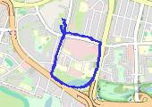 Trasa z dnia 2021-04-18 16:20 - mapa trasy gps - nordic walking