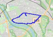Trasa z dnia 2021-04-25 08:08 - mapa trasy gps - bieganie