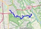 Trasa z dnia 2021-04-22 09:19 - mapa trasy gps - rower szosowy