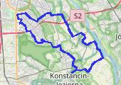 Trasa z dnia 2021-04-25 20:19 - mapa trasy gps - rower szosowy