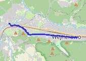 Trasa z dnia 2021-04-28 13:40 - mapa trasy gps - rower trekkingowy