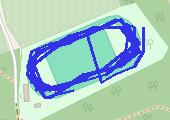 Trasa z dnia 2021-04-25 15:45 - mapa trasy gps - bieganie