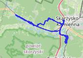 Trasa z dnia 2021-05-01 14:21 - mapa trasy gps - rower szosowy