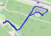 Borsk spacerowanie - mapa trasy gps - spacer
