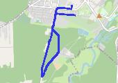 Trasa z dnia 2020-07-01 19:11 - mapa trasy gps - bieganie