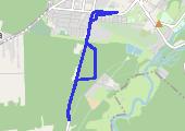 Trasa z dnia 2020-10-25 12:52 - mapa trasy gps - bieganie