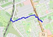 Ze stacji 2021-05-03 12:36 - mapa trasy gps - marsz