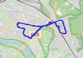 Trasa z dnia 2021-05-02 08:10 - mapa trasy gps - rower trekkingowy