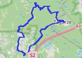 Trasa z dnia 2021-04-10 16:24 - mapa trasy gps - rower górski