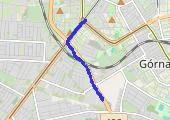 Do salonu Audi 2021-05-04 08:46 - mapa trasy gps - marsz