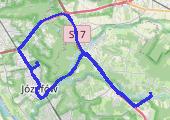 Trasa z dnia 2021-05-06 18:10 - mapa trasy gps - samochód