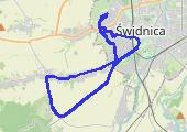 Trasa z dnia 2021-05-09 10:21 - mapa trasy gps - rower trekkingowy