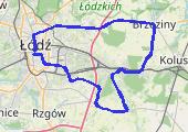 Trasa z dnia 2021-05-09 14:51 - mapa trasy gps - rower szosowy