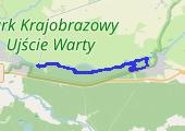 Rezerwat doliny Postomii - mapa trasy gps - marsz