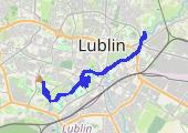 Trasa z dnia 2021-05-09 17:25 - mapa trasy gps - rower trekkingowy