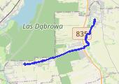 Trasa z dnia 2021-05-09 18:09 - mapa trasy gps - rower miejski