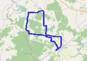 Trasa z dnia 2021-05-03 14:52 - mapa trasy gps - rower szosowy