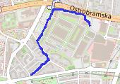 Trasa z dnia 2021-05-12 07:14 - mapa trasy gps - bieganie