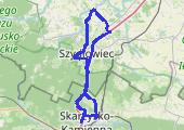 Trasa z dnia 2021-05-10 19:23 - mapa trasy gps - rower szosowy