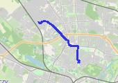 Trasa z dnia 2021-05-12 17:04 - mapa trasy gps - samochód