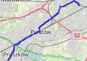 Trasa z dnia 2021-05-12 17:10 - mapa trasy gps - samochód