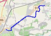 Trasa z dnia 2021-05-12 13:30 - mapa trasy gps - rower górski