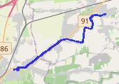 Trasa z dnia 2021-05-11 23:08 - mapa trasy gps - rower górski