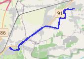 Trasa z dnia 2021-05-11 13:35 - mapa trasy gps - rower górski