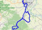Trasa z dnia 2021-05-15 20:04 - mapa trasy gps - rower trekkingowy