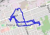 Trasa z dnia 2021-05-17 11:42 - mapa trasy gps - rower szosowy