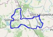 Trasa z dnia 2021-05-23 14:01 - mapa trasy gps - rower szosowy
