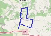 Trasa z dnia 2021-05-23 15:05 - mapa trasy gps - rower trekkingowy