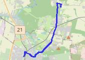Trasa z dnia 2021-05-24 08:00 - mapa trasy gps - rower szosowy