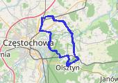 Trasa z dnia 2021-05-26 20:38 - mapa trasy gps - rower górski