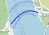 Prom Świnoujście-Karsibór 2021-05-27 06:28 - mapa trasy gps - łódź