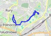 Trasa z dnia 2021-06-01 19:26 - mapa trasy gps - rower trekkingowy
