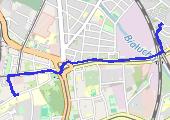 Trasa z dnia 2021-05-06 08:34 - mapa trasy gps - rower górski