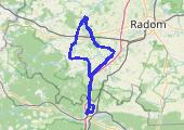 Trasa z dnia 2021-06-03 13:07 - mapa trasy gps - rower szosowy