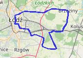 Trasa z dnia 2021-06-03 15:05 - mapa trasy gps - rower szosowy