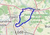 Trasa z dnia 2021-06-03 19:05 - mapa trasy gps - rower szosowy