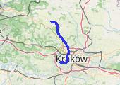 Ojców - mapa trasy gps - rower górski