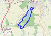 rower górski - mapa trasy gps - rower górski