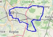 Trasa z dnia 2021-06-04 15:21 - mapa trasy gps - rower szosowy
