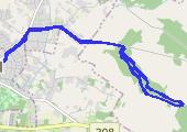 Trasa z dnia 2021-06-06 19:36 - mapa trasy gps - rower górski