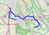 Trasa z dnia 2021-04-26 18:37 - mapa trasy gps - rower szosowy